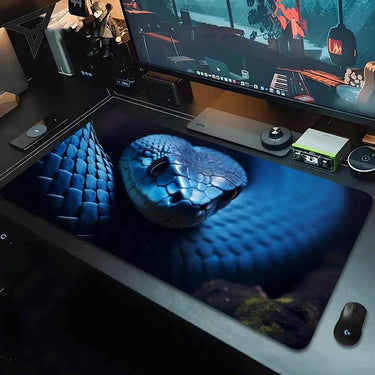 Tapis Serpent Bleu